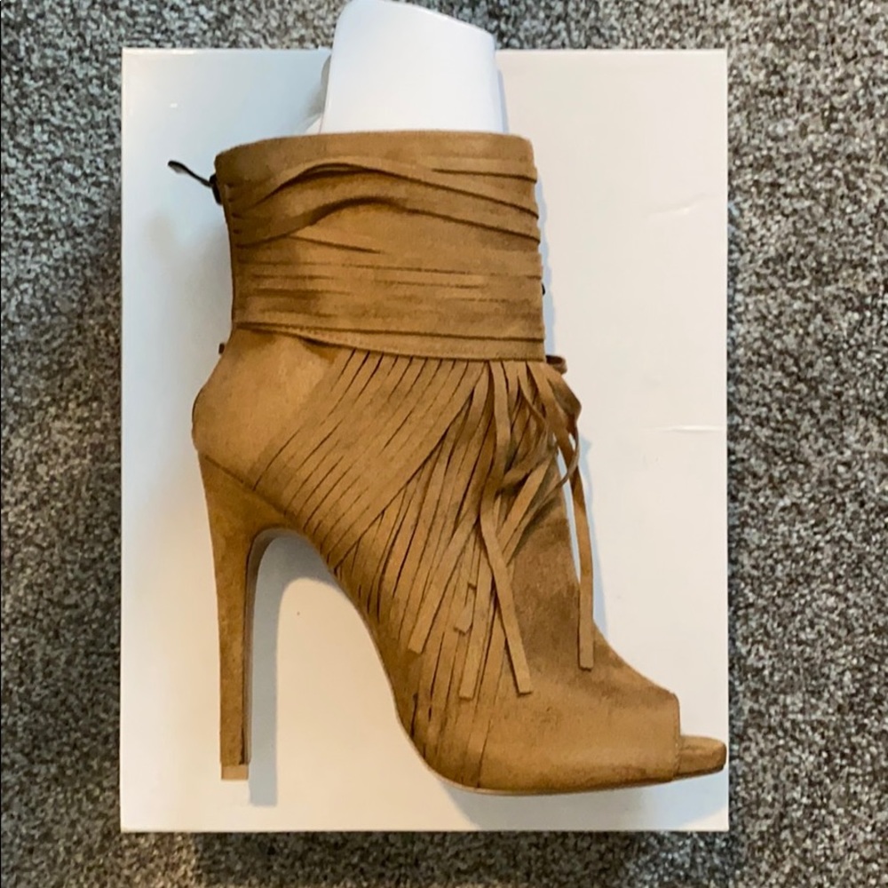 Chelsea $ Zoe peep toe bootie